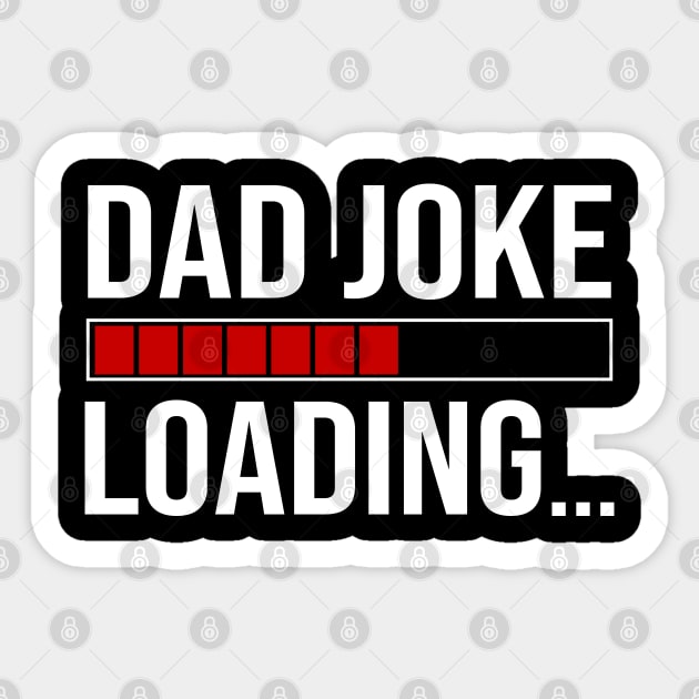 Dad Joke Loading Sticker by DragonTees